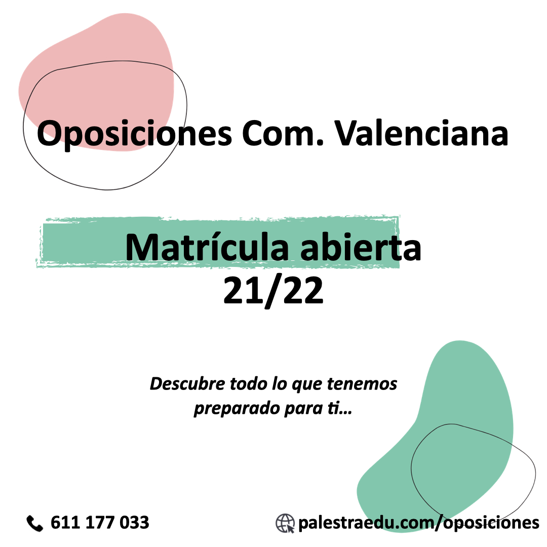 oposiciones comunidad valenciana palestraedu